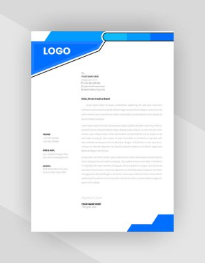 yaratıcı antet şablon tasarımı, şablon vektörü