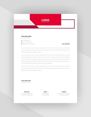 yaratıcı antet şablon tasarımı, şablon vektörü