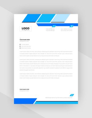 yaratıcı antet şablon tasarımı, şablon vektörü