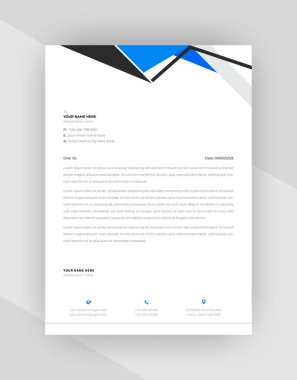 yaratıcı antet şablon tasarımı, şablon vektörü