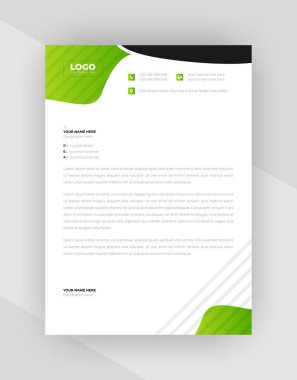 yaratıcı antet şablon tasarımı, şablon vektörü