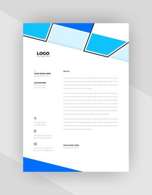 yaratıcı antet şablon tasarımı, şablon vektörü