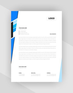 yaratıcı antet şablon tasarımı, şablon vektörü