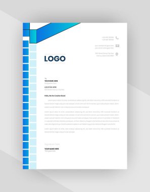 yaratıcı antet şablon tasarımı, şablon vektörü