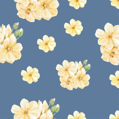 şık çiçekler şablon tasarımı, vektör illüstrasyonu