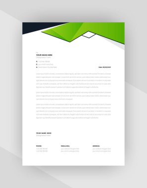 yaratıcı antet şablon tasarımı, şablon vektörü