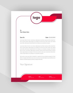 yaratıcı antet şablon tasarımı, şablon vektörü