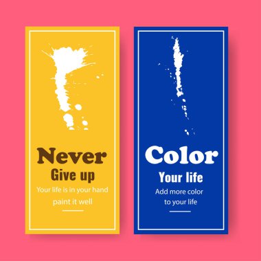 stil sıçrama renk şablonu tasarımı metin, vektör illüstrasyonu