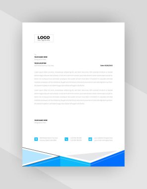 yaratıcı antet şablon tasarımı, şablon vektörü