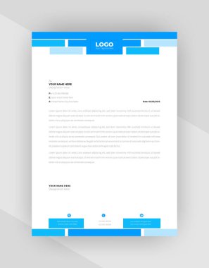 yaratıcı antet şablon tasarımı, şablon vektörü