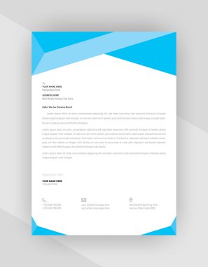 yaratıcı antet şablon tasarımı, şablon vektörü