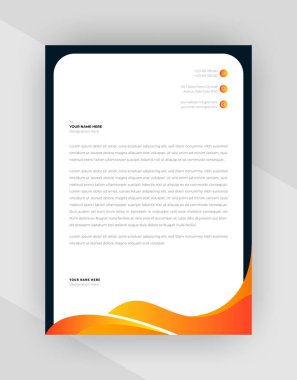 yaratıcı antet şablon tasarımı, şablon vektörü