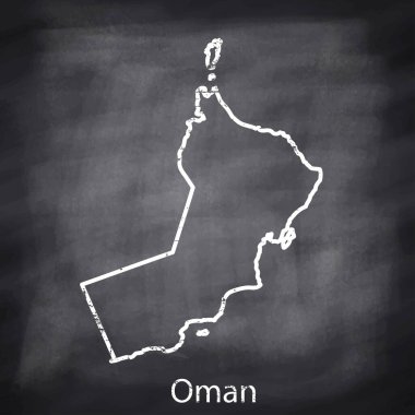 Koyu arkaplanda haritanın beyaz çizgisi