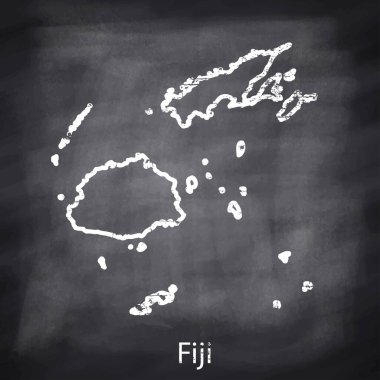 Koyu arkaplanda haritanın beyaz çizgisi