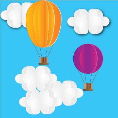 Origami, vektör illüstrasyonu gibi 3d biçiminde çizim