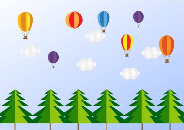 Origami, vektör illüstrasyonu gibi 3d biçiminde çizim