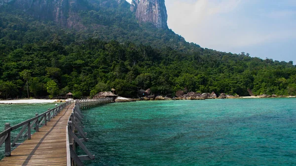 Wyspa Tioman Malezja Jedna Najpiękniejszych Wysp Świecie Dużą Różnorodnością Życia Zdjęcia Stockowe bez tantiem