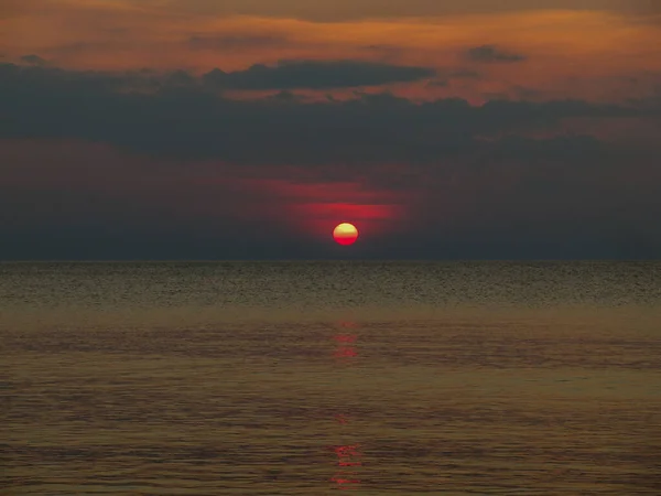 Paysage Sur Plage Île Tioman Pendant Coucher Soleil — Photo