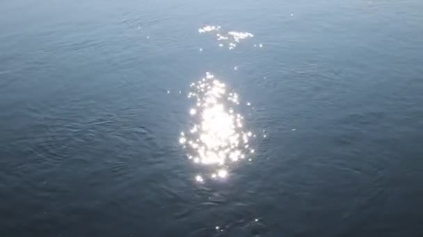 Sun Glare Water — Stock Video