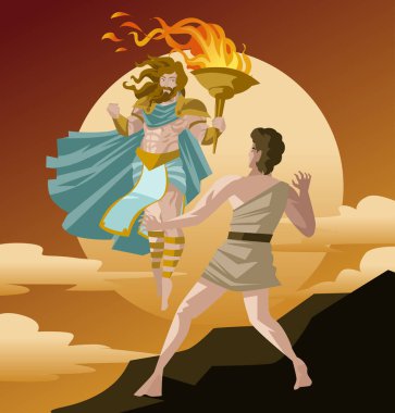 Prometheus Ateş Yunan mitolojisini Çalıyor