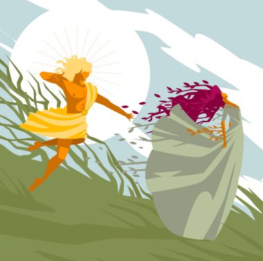 Apollo ve Daphne defne ağacı Yunan efsanesine dönüştü. 