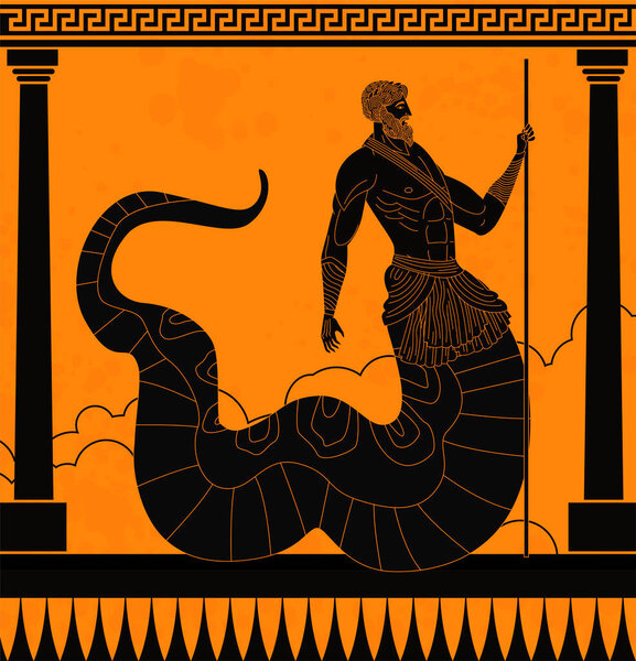 greek mythology cecrops serpent king
