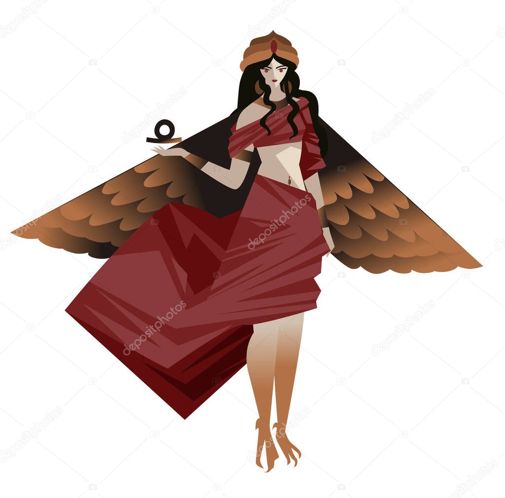 ishtar mesopotamia winged bird woman goddess