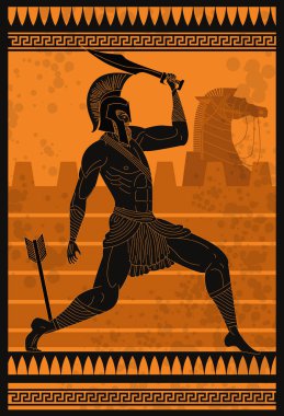 Achilles Truva Savaşı 'nda okla yaralandı.