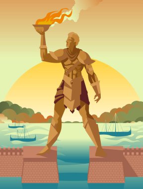Yunan mitolojisi Rhodes Colossus heykeli