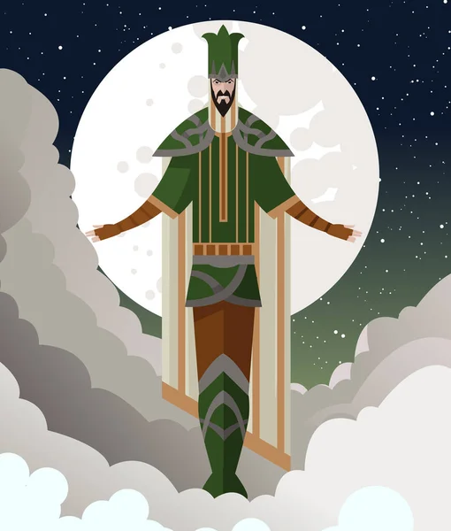 Loki Fandinbird Norse Mythology — 스톡 벡터