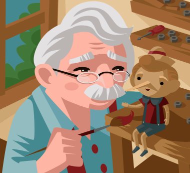 Pinokyo ahşap çocuk masalı