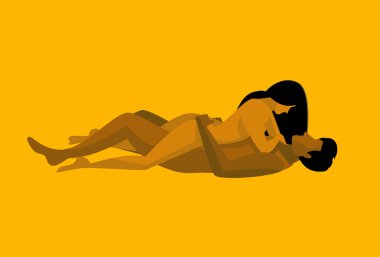 tantra kamasutra african couple clipart