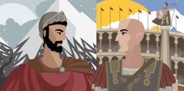 Scipio africanus Büyük Roma generali Hannibal Barca 'ya karşı