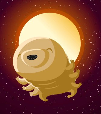 uzayda mikroskobik hayvan tardigradı