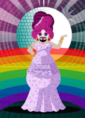 Mutlu şirin travesti