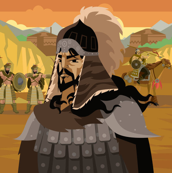 genghis khan ancient general warrior founder of the mongol empire