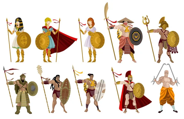 Güçlü savaşçılar koleksiyon yapar