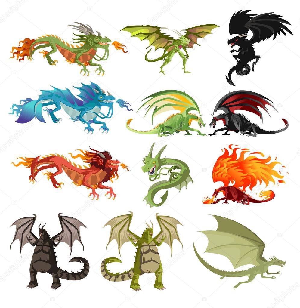 dragons characters collection monster pack