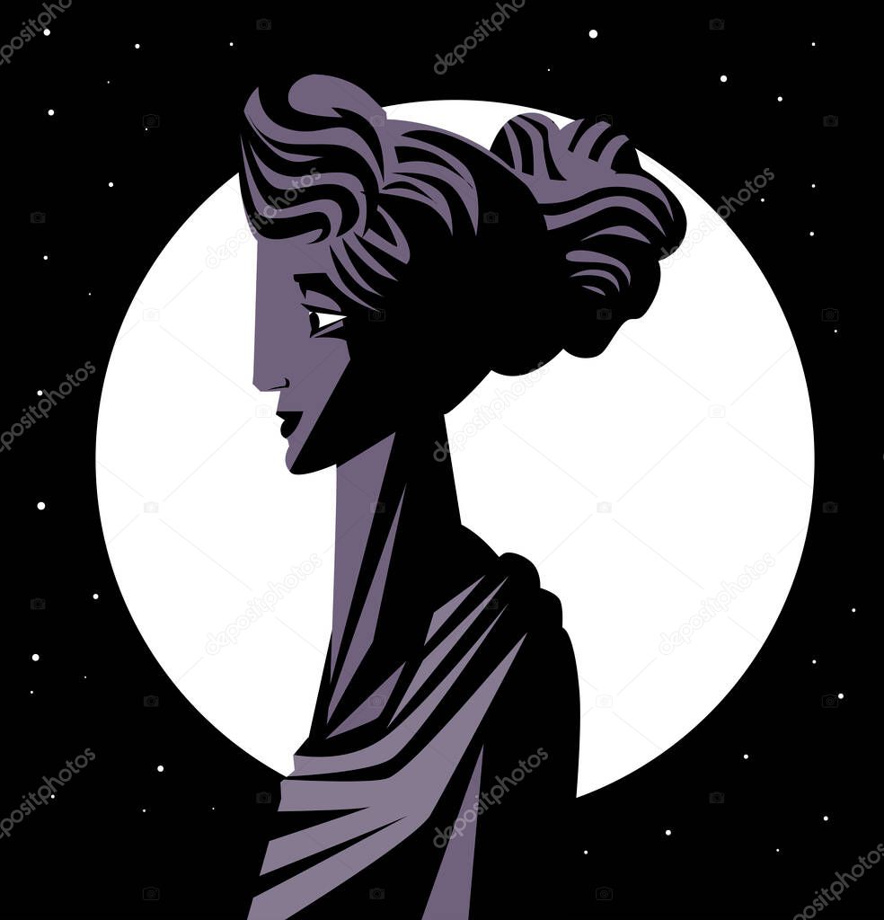 selene luna greek mythology goddess of the moon