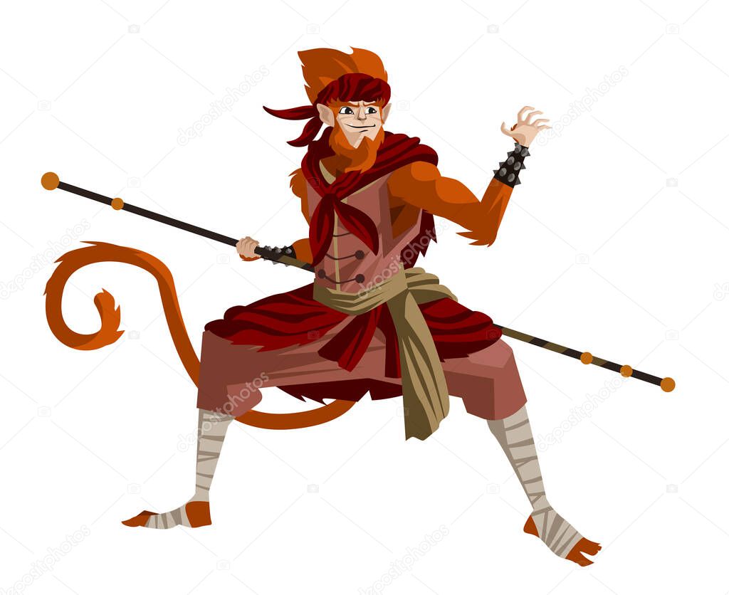 Sun Wukong The Monkey King Chinese Mythology Warrior Tale Larastock Sun Wukong The Monkey King Chinese Mythology Warrior Tale Larastock