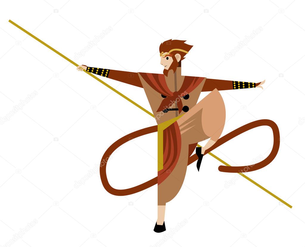 Sun Wukong the monkey king chinese mythology warrior tale