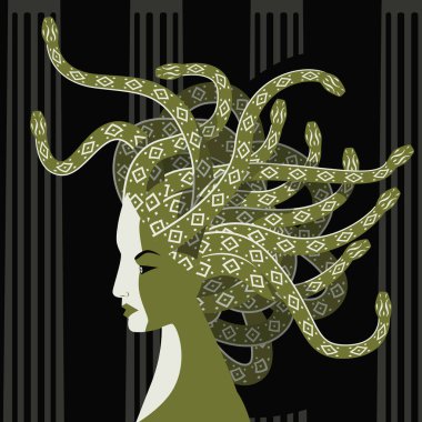 Gorgon Medusa canavar yaratık