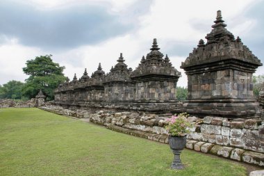 Plaosan, Klaten, Central Java, Endonezya 'daki Plaosan Tapınağı kompleksi