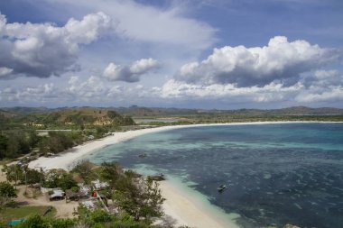tanjung ann beach, kuta mandalika, Lombok clipart