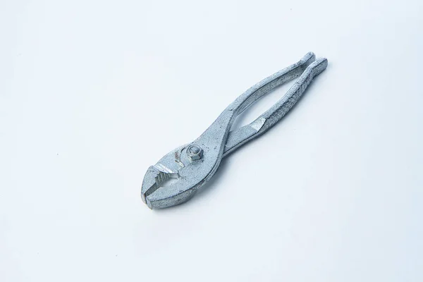 Metal Pliers Isolated White Background — Stock Photo, Image