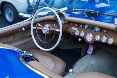 Chevrolet Corvette Stingray iç paneli - Malang, 12 Eylül 2020