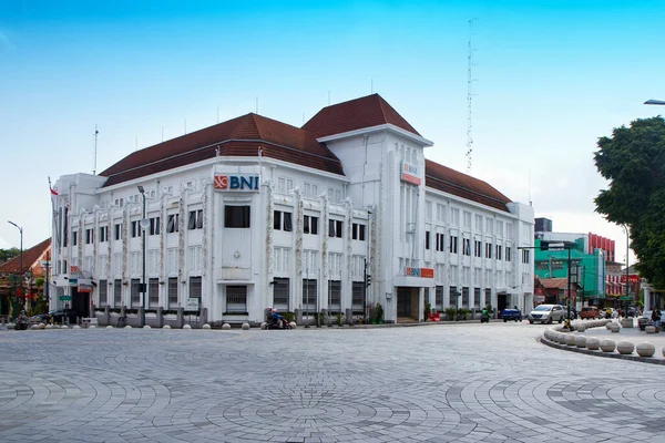 Bank Bni Historical Building Titik Nol Zero Point Kilometer Yogyakarta — Stock Photo, Image