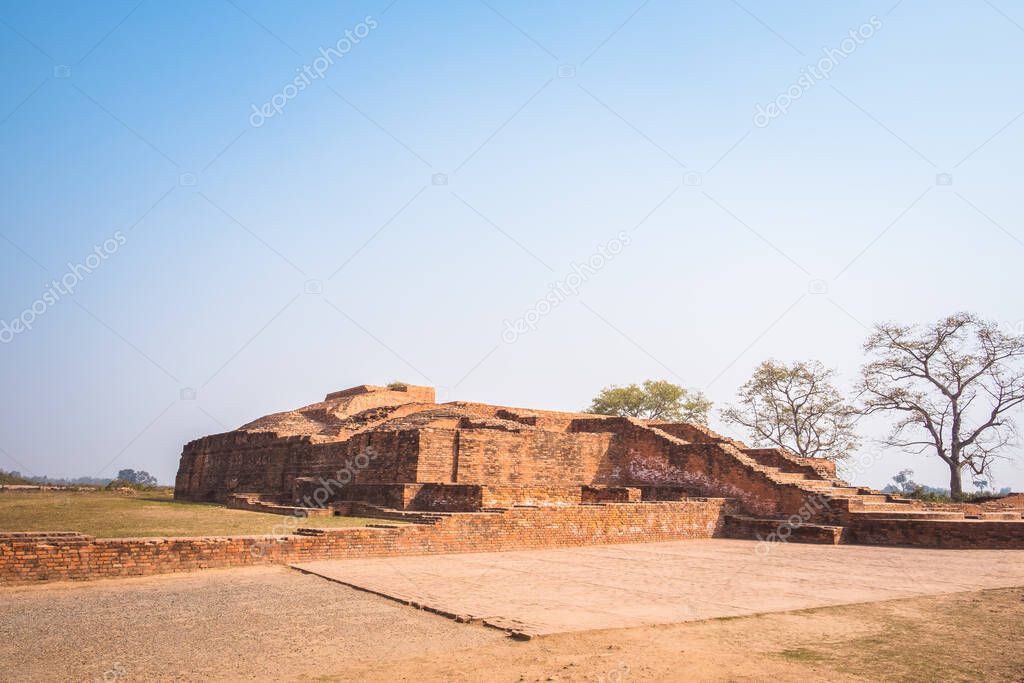 Stupa of Angulimala at Shravasti, India.