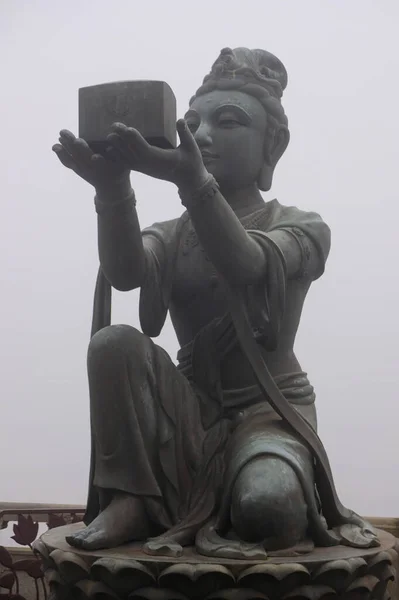 Estátua de Buda. Hong Kong S.A.R. — Fotografia de Stock