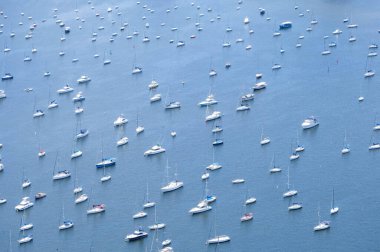 Rio de Janeiro Brezilya marinasında yatlar